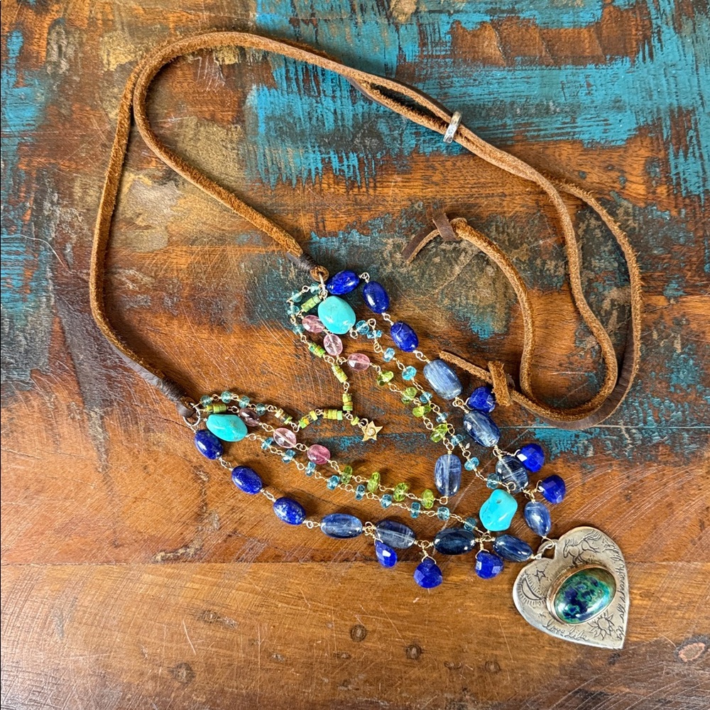 Jes MaHarry “World Love Necklace”. New in box.